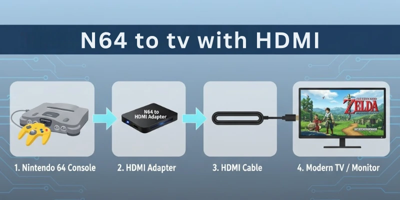 N64 to TV with HDMI