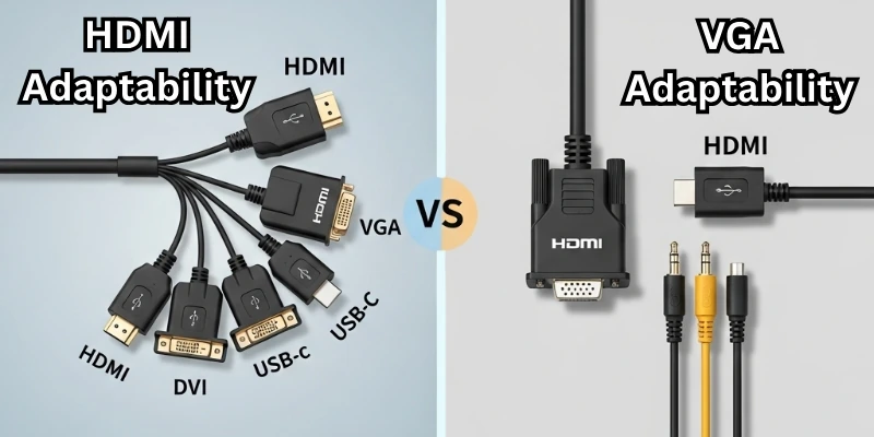 Adaptability - HDMI vs VGA