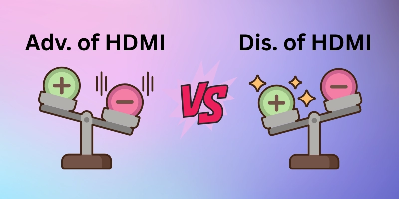 Adv. and Dis. of HDMI
