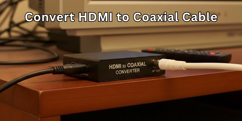 Convert HDMI to Coaxial Cable