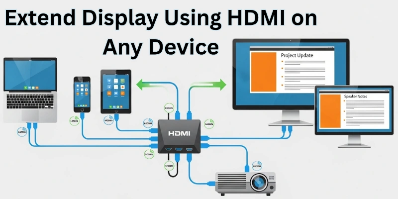 Extend Display Using HDMI On any Device