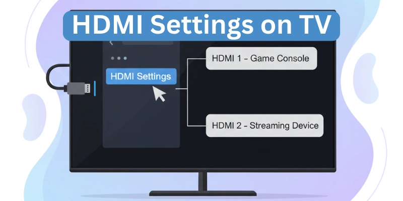 HDMI Settings on TV
