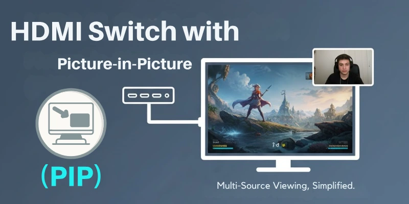 HDMI Switch with Picture-in-Picture