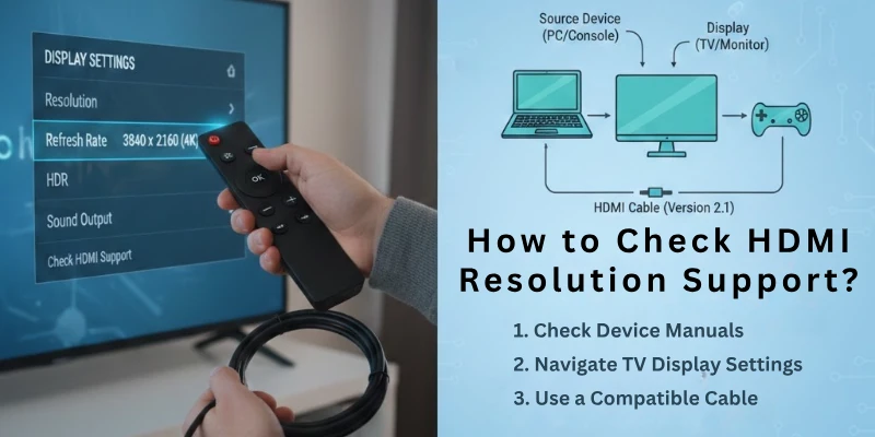 How to Check HDMI Resolution Support?