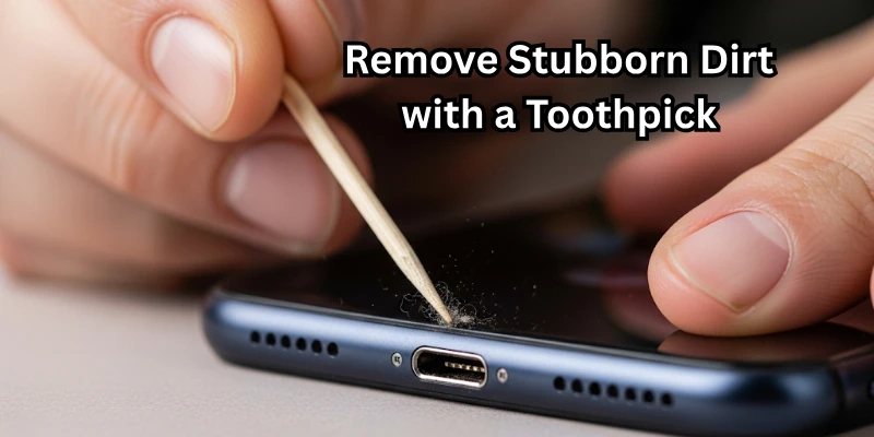 Remove Stubborn Dirt with a Toothpick