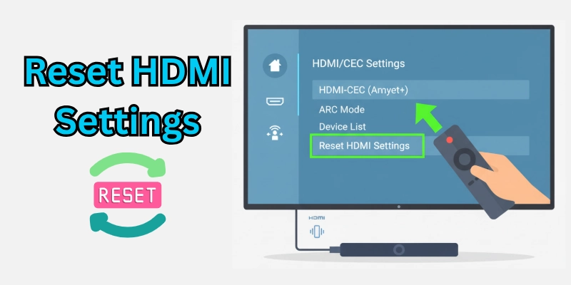 Reset HDMI Settings
