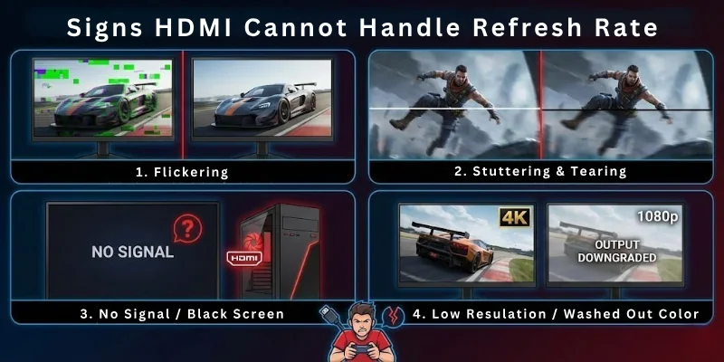Signs HDMI Cannot Handle Refresh Rate