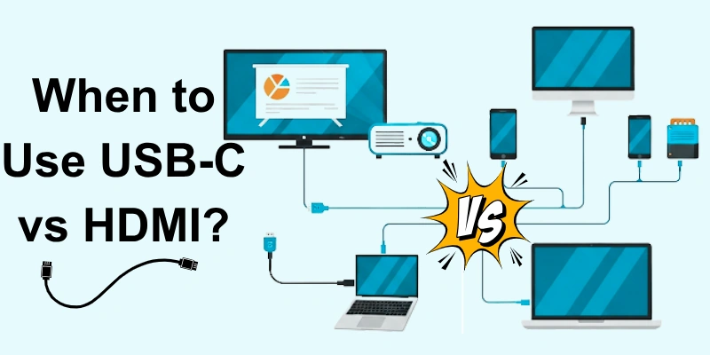 When to Use USB-C vs HDMI