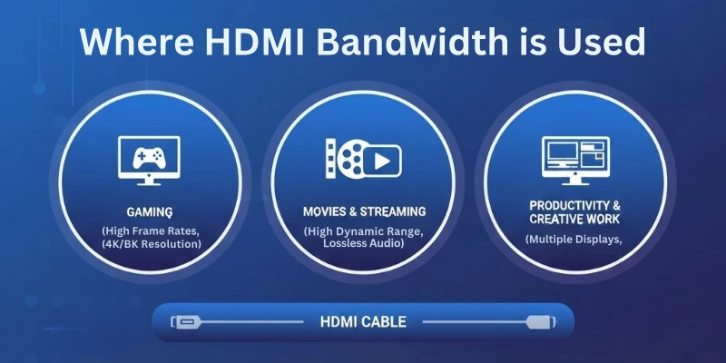 Where HDMI Bandwidth Is Used