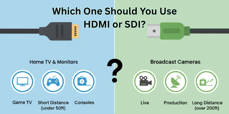 Which One Should You Use – HDMI or SDI?